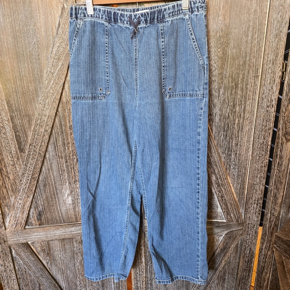 Hanna Andersson Jeans Girl's Size 150 (US Size 12) Medium Blue Lightweight